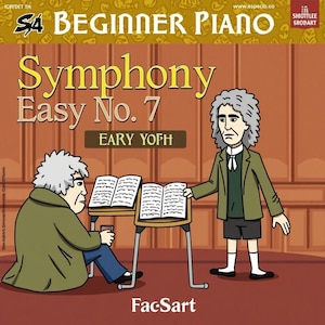 Beethoven - Symphony No. 7 (Easy Piano) sheet music ,Classical music, Music score, digital music score, pop piano songs