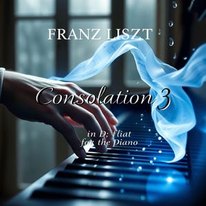 Liszt - Consolation No. 3 in D - flat Major - Piano sheet music, 5 pages, Classical music