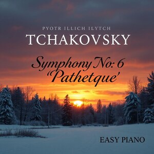 Tchaikovsky - Symphony No.6 Pathetique  (Easy Piano) sheet music ,Classical music, Music score, digital music score, pop piano songs