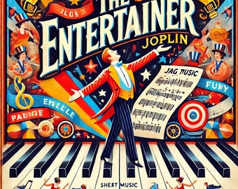 Joplin - The Entertainer (Easy Piano) sheet music ,Classical music, Music score, digital music score, pop piano songs