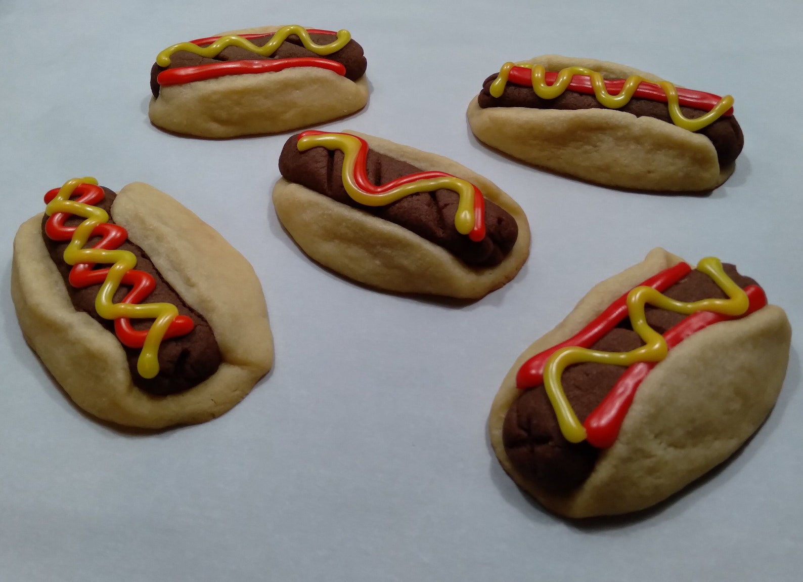 Hot Dog Sugar Cookies Hot Dog Sugar Cookies