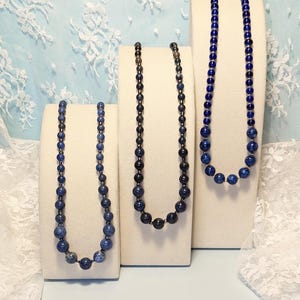 Blue Lapis Lazuli Gemstone Necklace