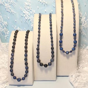 Blue Lapis Lazuli Gemstone Necklace