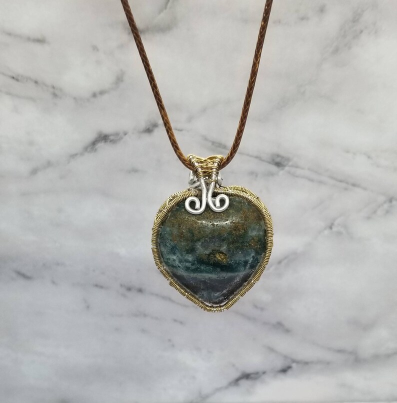 OCEAN JASPER PENDANT