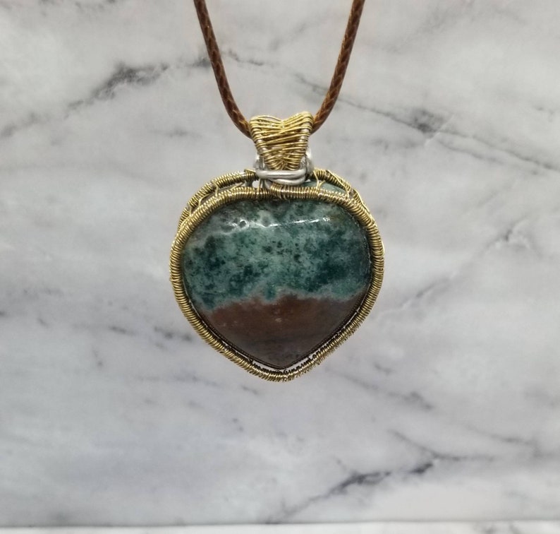 OCEAN JASPER PENDANT