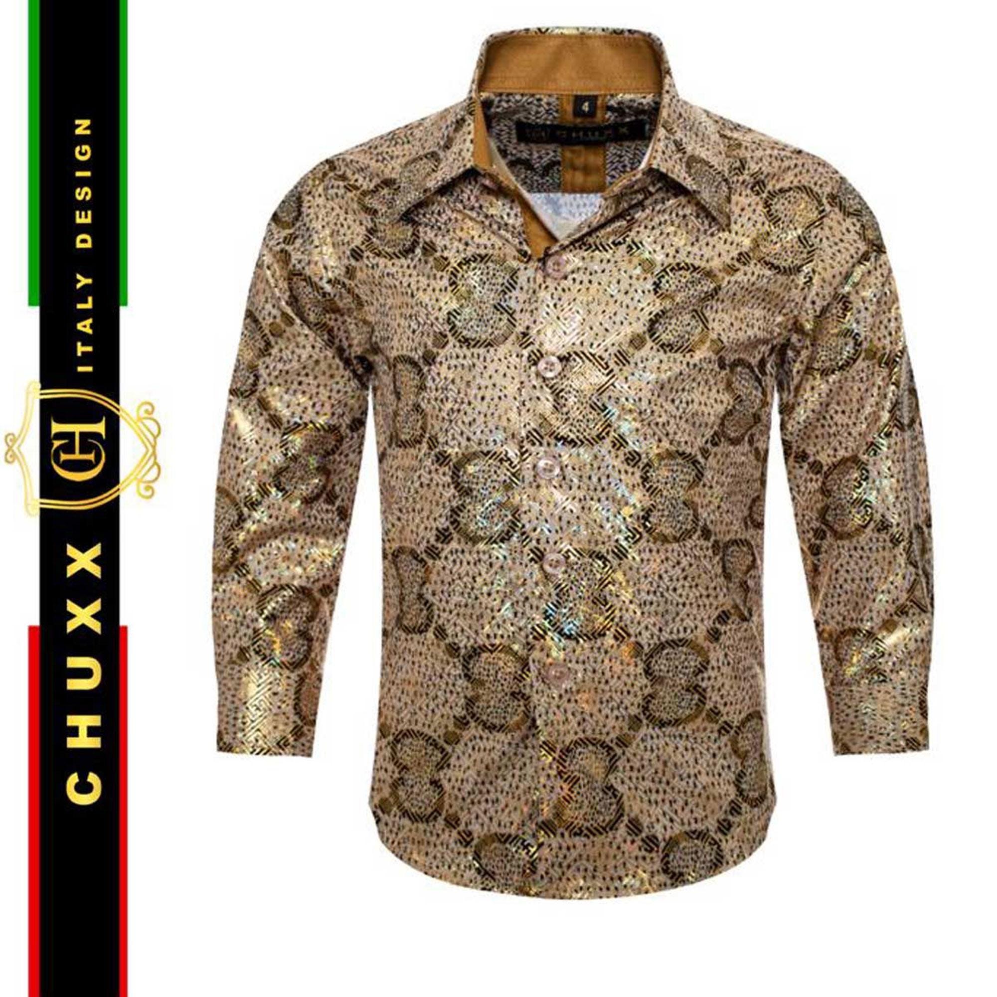 Boys Gold Dress Shirt - Etsy
