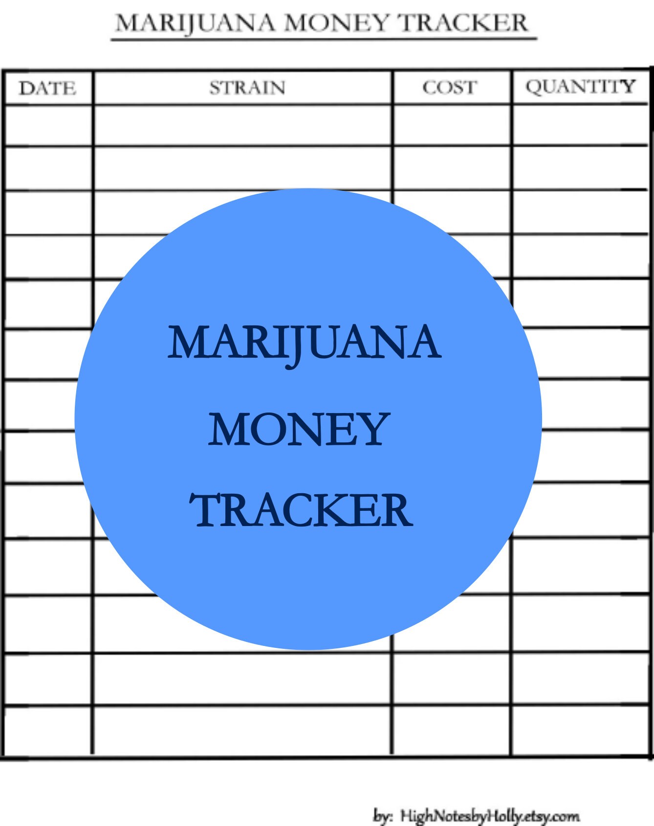 Stoners Printable, Strain Tracker, Weed Journal, Marijuana PNG ...