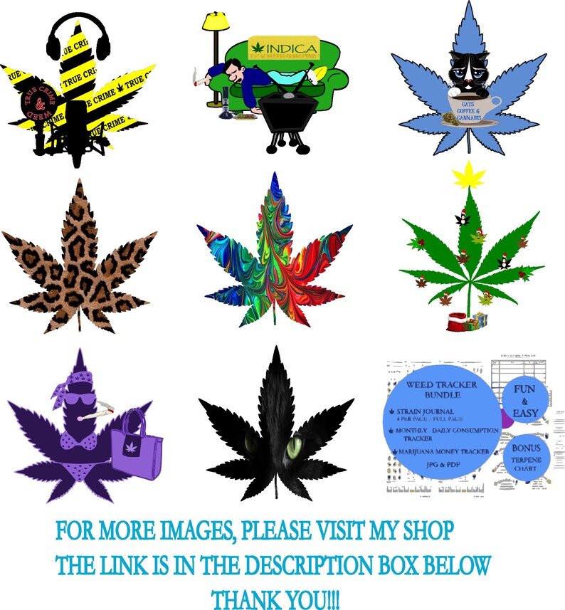 Stoners Printable, Pot Leaf Printable, Marijuana Leaf PNG, Zodiac ...