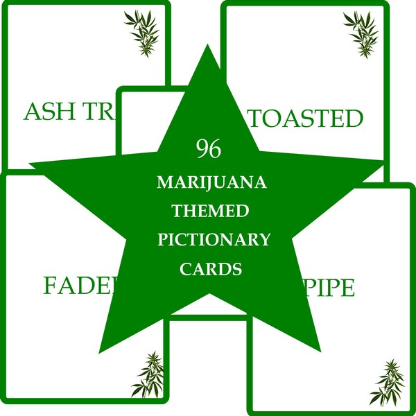 Marijuana Card Game Etsy