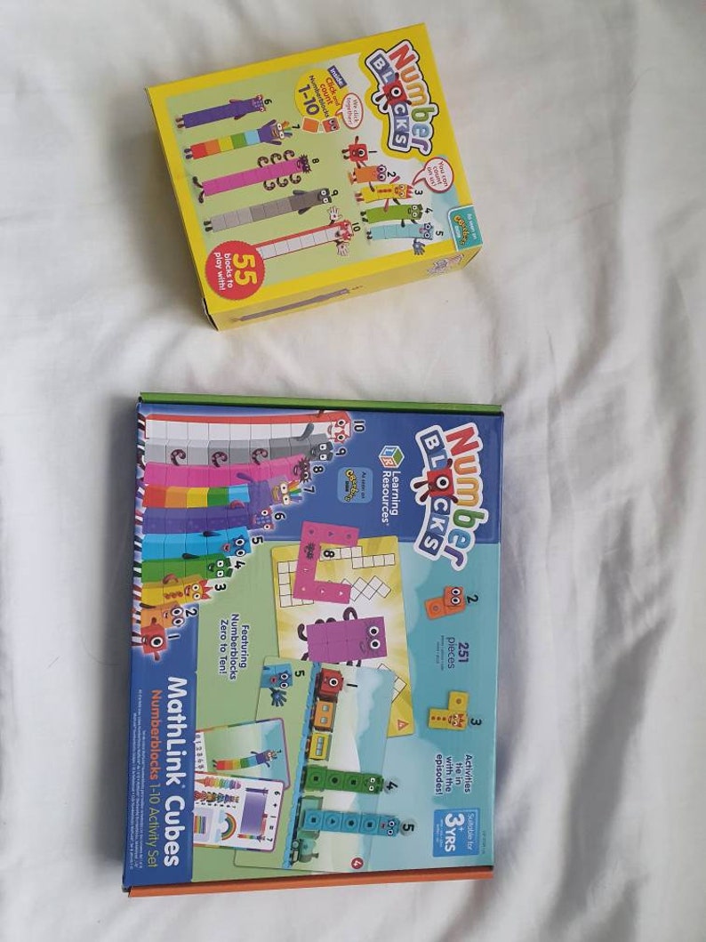 Numberblocks Number Blocks Cbeebies Home Schooling Maths Etsy