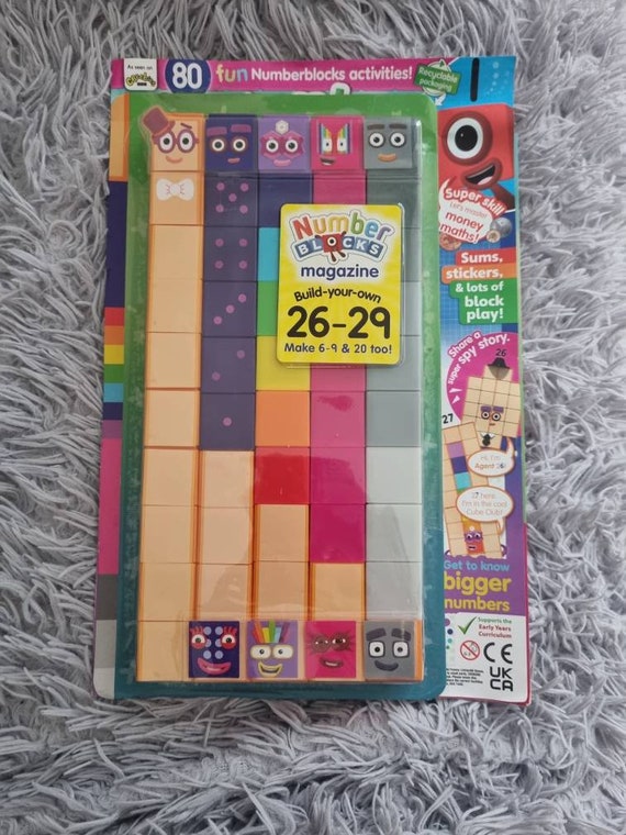Numberblocks 2629 Educational Learn to Count Kindergarten Etsy UK