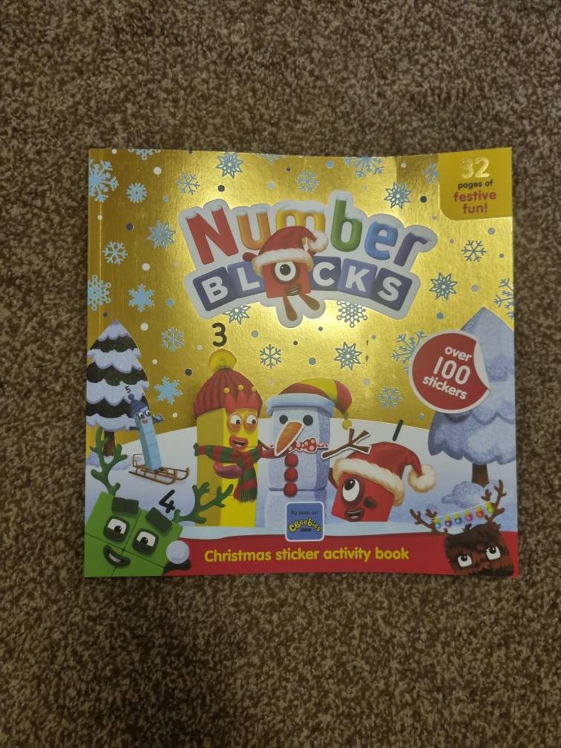 Numberblocks Activity Christmas Sticker Book Birthday Cbeebies Etsy UK