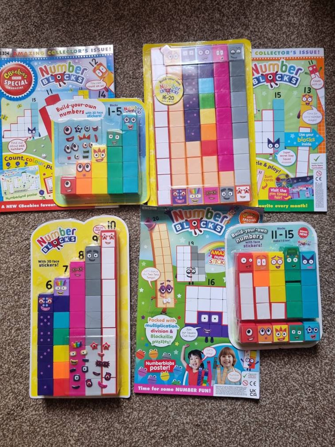 Numberblocks Number Blocks Cbeebies Home Learning Kindergarten Etsy