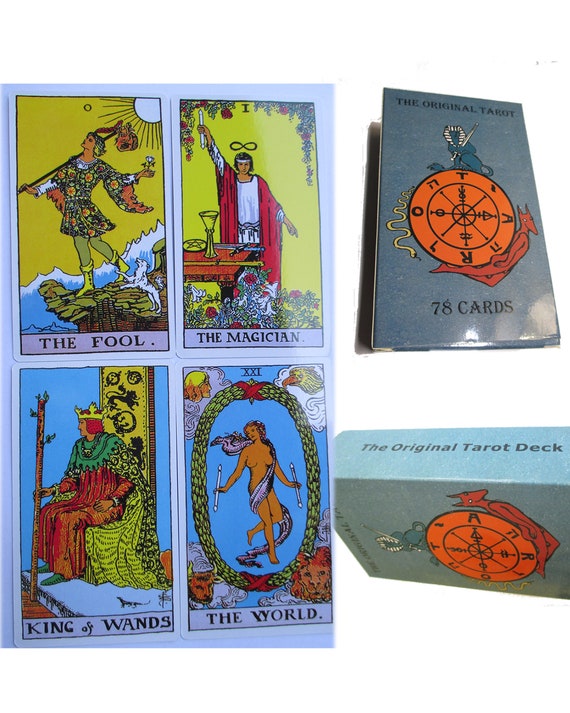 Original Waite Tarot Cards Deck | Full Size 4.75 X 2.75 Inches