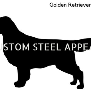 Labrador Golden Flat Coat Retriever Dog Silhouette, Shut the Gate Sign, Outdoor Rustic Metal, Laser Cut, Custom Made in Australia image 6