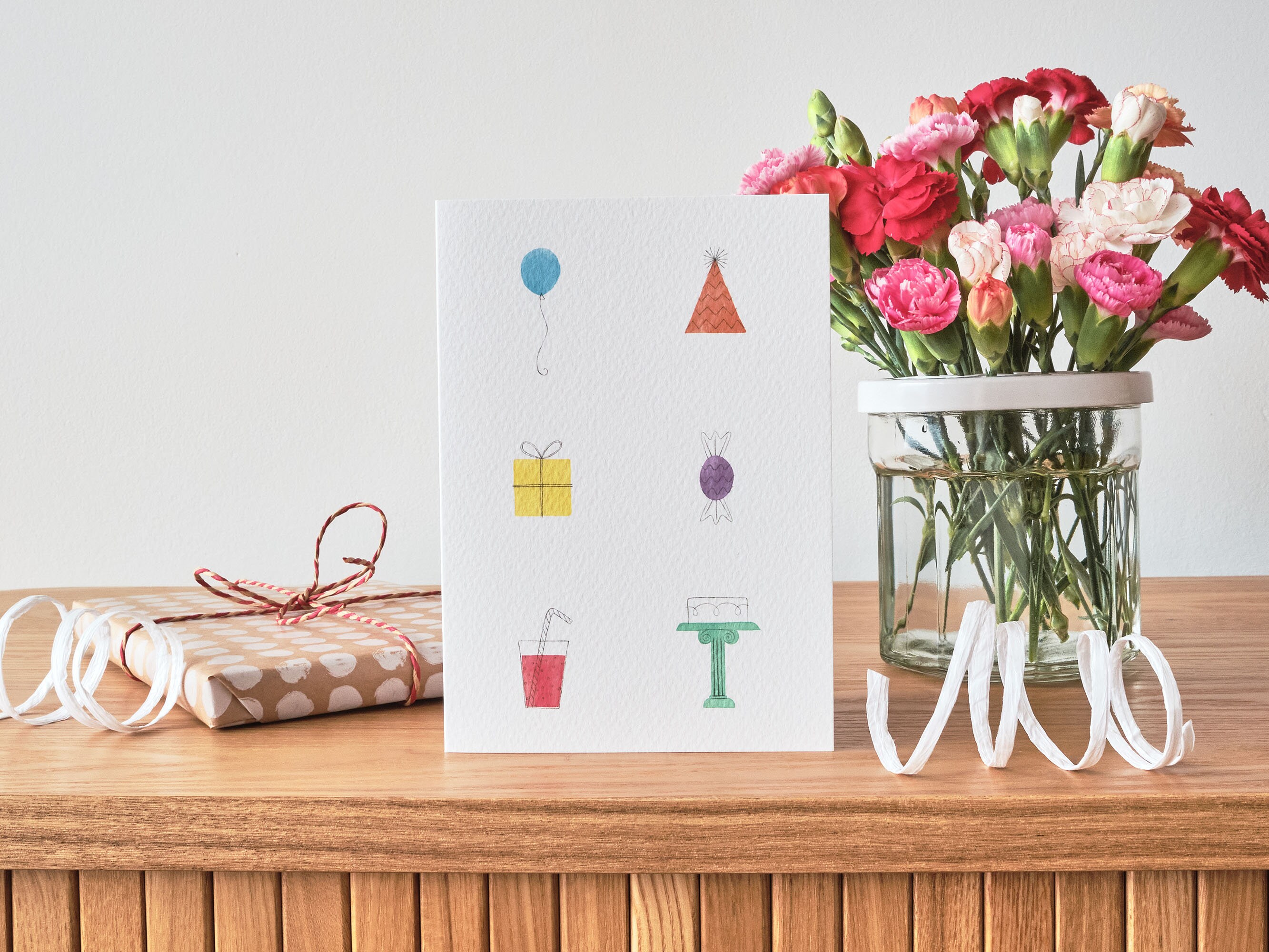 Birthday Greetings Card Etsy UK