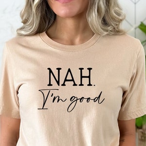 No, estoy bien svg, cita divertida, actitud, día libre en el trabajo, svg para camisa, taza, letra hecha a mano, png, eps, dxf, archivo de corte svg para Cricut