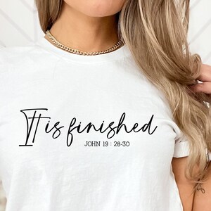 It is finished svg, bible verse, Christian quote, religious saying, believe, hand letter design, png, eps, dxf, svg cut file for Cricut