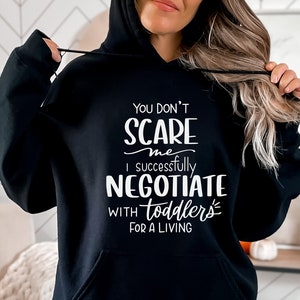 Você não me assusta, negocio com sucesso com crianças para ganhar a vida svg, carta de mão, png, eps, dxf, arquivo de corte svg para Cricut