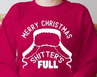 Merry Christmas Shitter's Full svg, funny Merry Christmas clippart, png, eps, dxf, svg cut file for Cricut