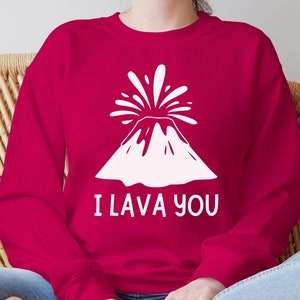 I Lava You svg, Volcano, Geology, funny Valentines Day gift idea, svg for shirt, hand letter design, png, eps, dxf, svg cut file for Cricut