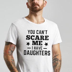 No puedes asustarme Tengo hijas svg, Papá de niñas, mejor dadday, diseño de cartas a mano, png, eps, dxf, svg archivo cortado para Cricut