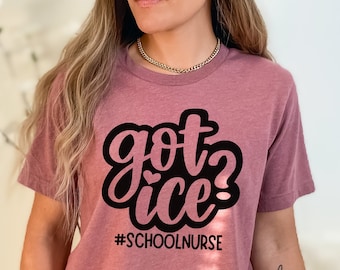 Got ice svg, school nurse svg, nursing svg, nurse svg, nurse saying svg, nurse heart svg, nurse hand letter svg, nurse to school svg