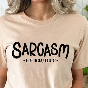 Sarcasmo - Así es como abrazo SVG, cita sarcástica divertida svg, diseño de letra hecha a mano, png, eps, dxf, archivo de corte svg para Cricut