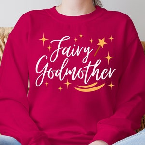 Hada Madrina svg, Signo de bautizo, Idea de Dios Madre, svg para camisa, diseño de letras a mano, png, eps, dxf, archivo de corte svg para Cricut