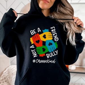 Sé un amigo no un matón, mes de niños naranjas, anti bullying kid svg para camisa, diseño de letras a mano, png, eps, dxf, svg archivo de corte para Cricut