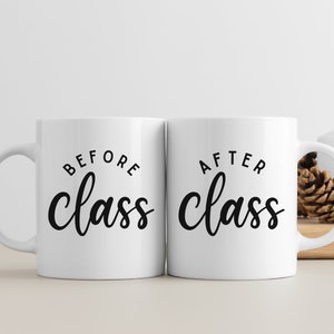 Antes de la clase SVG, Trabajo escolar después de clase, svg para taza, vidrio, vida del maestro, diseño de letras a mano, png, eps, dxf, archivo de corte svg para Cricut