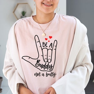Sé un amigo no un matón, mes de niños naranjas, niño anti bullying svg para camisa, diseño de letras a mano, png, eps, dxf, svg archivo de corte para Cricut