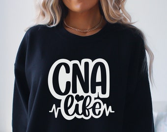 CNA Life svg, CNA elements svg for shirt, gift for nurse, hand letter design, png, eps, dxf, svg cut file for Cricut