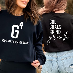 G4 - Gott Ziele Grind Wachstum svg, religiöses svg, inspirierendes christliches svg, Gebet, Handbuchstabe, png, eps, dxf, svg cut File für Cricut