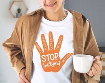 Be a Friend Not a Bully Orange Kids Month Anti Bullying Kid - Etsy