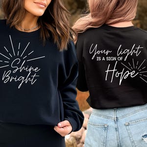 Shine Bright Svg, Sua luz é um sinal de esperança, citação inspiradora, svg para camisa, letra de mão, png, eps, dxf, arquivo de corte svg para Cricut