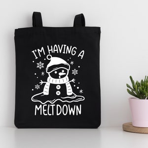 I'm having a meltdown svg, Cute snowman for baby, toddler, Merry Christmas sign, png, eps, dxf, svg cut file for Cricut image 6