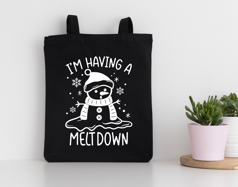 I'm having a meltdown svg, Cute snowman for baby, toddler, Merry Christmas sign, png, eps, dxf, svg cut file for Cricut image 6