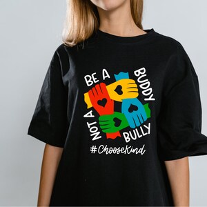 Be a Buddy Not a Bully, Orange Kids Month, Anti Bullying Kid Svg for ...