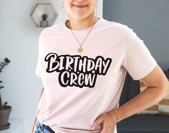 It's my birthday bundle svg, happy birthday crew squad design for gift to your friends and family, png, eps, dxf, svg cut file for Cricut
