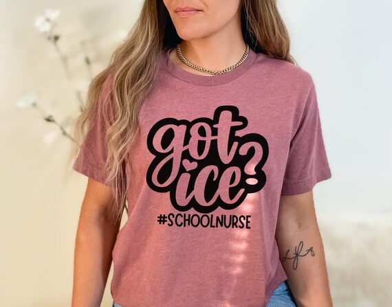 Got ice svg, school nurse svg, nursing svg, nurse svg, nurse saying svg, nurse heart svg, nurse hand letter svg, nurse to school svg