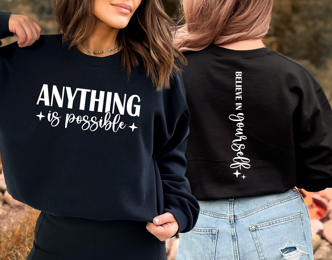 Anything is Possible Svg, Believe in Yourself Svg, Inspirational Quote ...