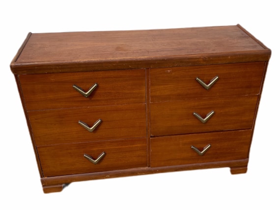 Harmony House Mid Century 6 Drawers Lowboy Dresser - Etsy