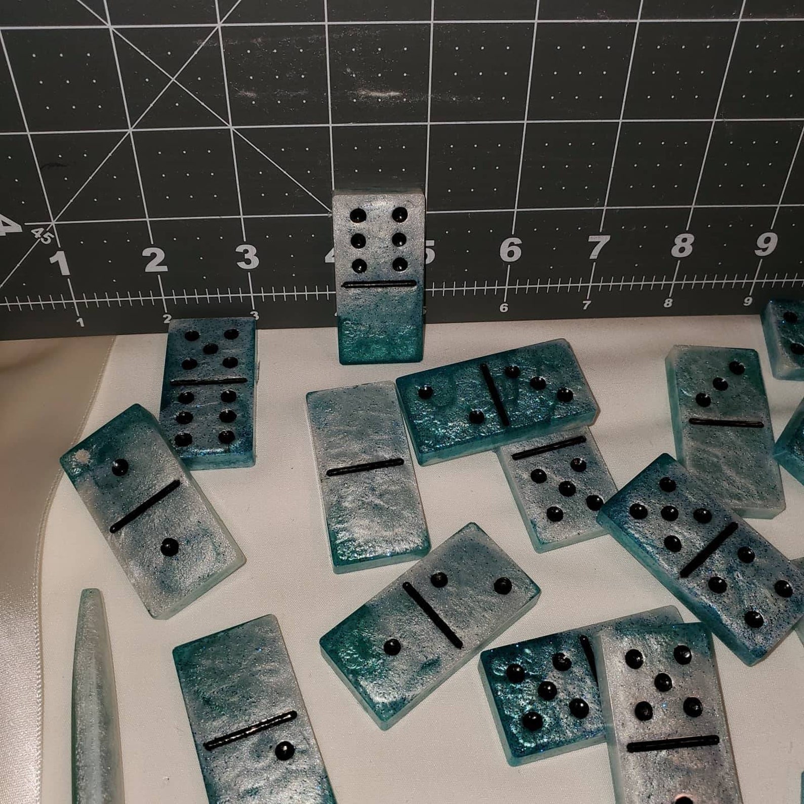Dominoes made from resin Etsy