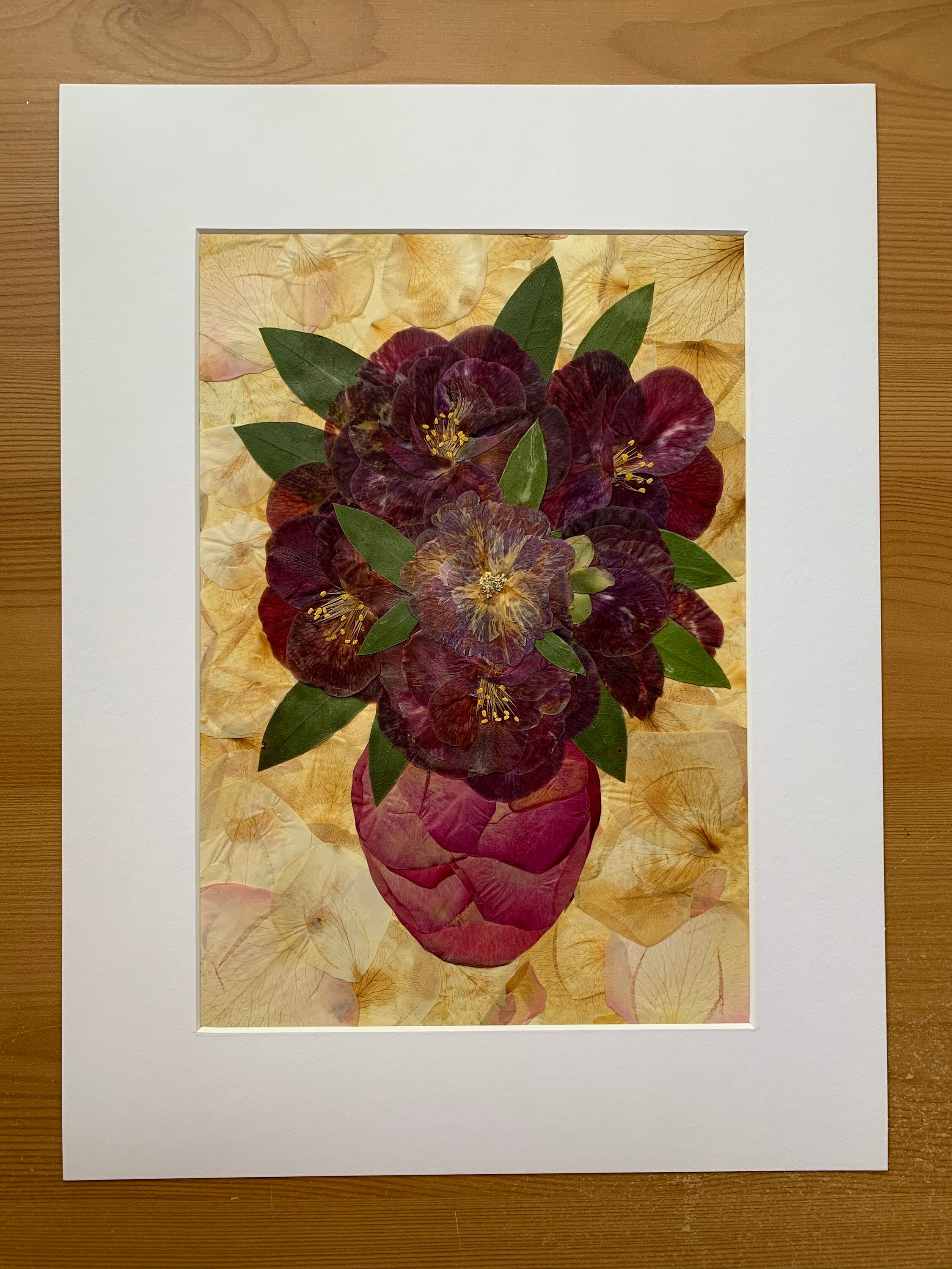 Pressed Flower Art Pressed Flower Wall Art Dried Flower Art Etsy UK