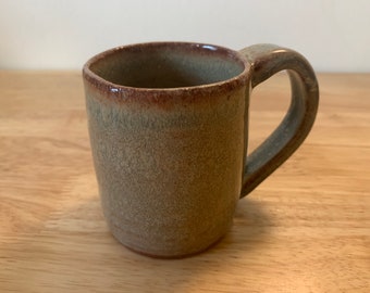 Beautiful handmade ceramic mug with handle