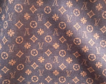 Louis Vuitton Fabric Etsy