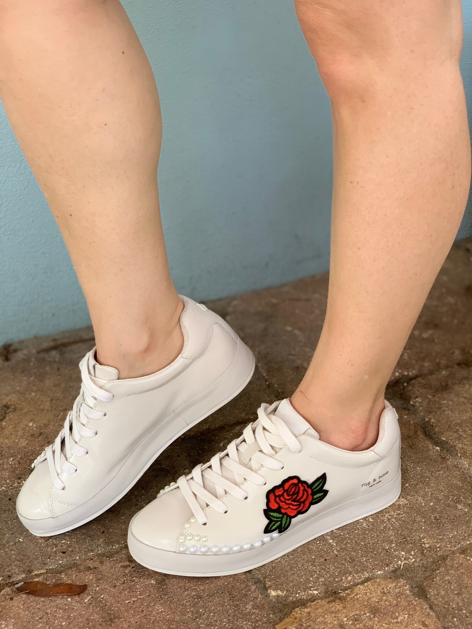 rag and bone floral sneakers