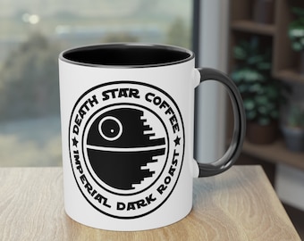 Death Star Coffee - Taza de café de dos tonos, 11 oz