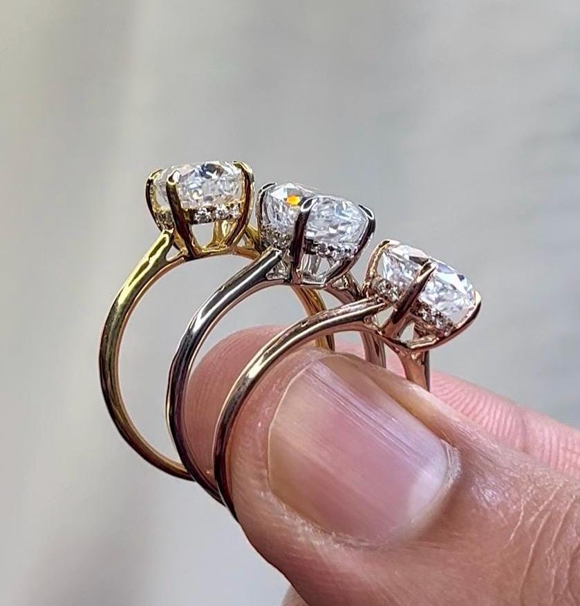 Keyzar Jewelry Carat Pear Shaped Diamond Ring On Hand Keyzar